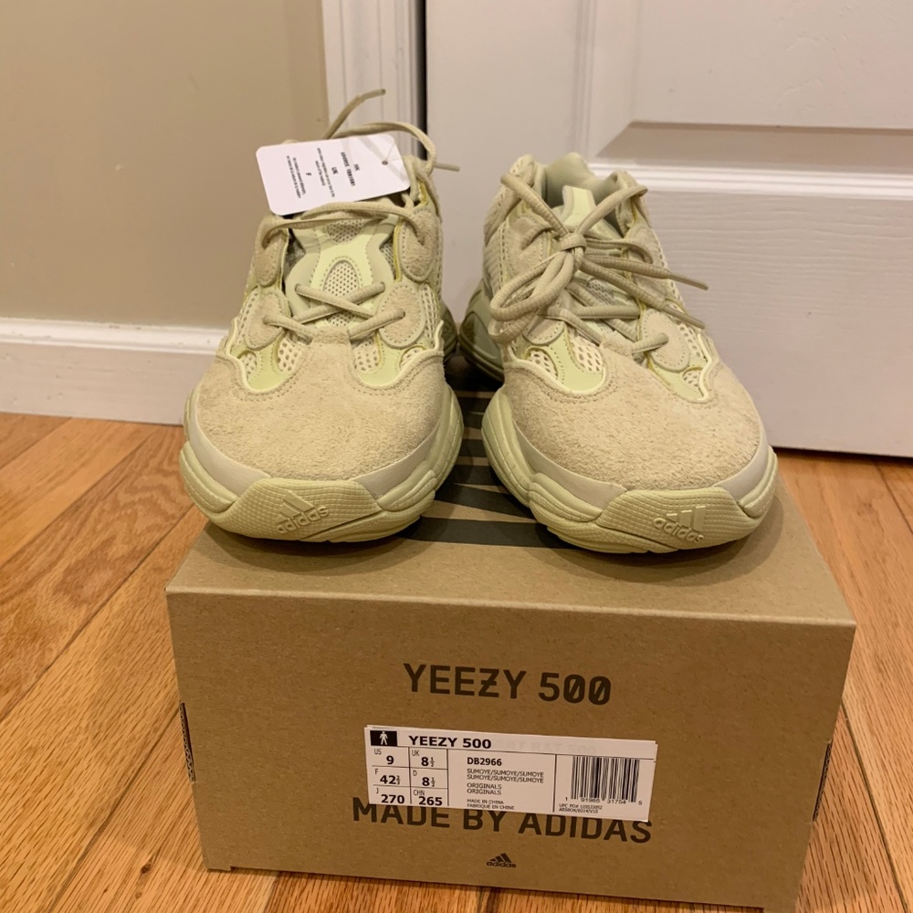Yeezy 500 Super Moon Yellow- Size 9 NWB